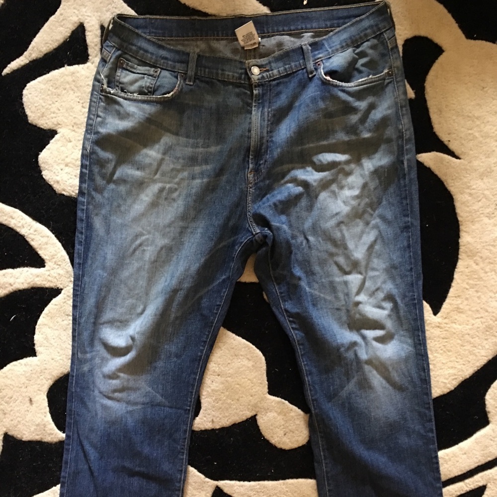 LUCKY BRAND JEANS SZ 38 SHORT BOOT CUT ZIP FL